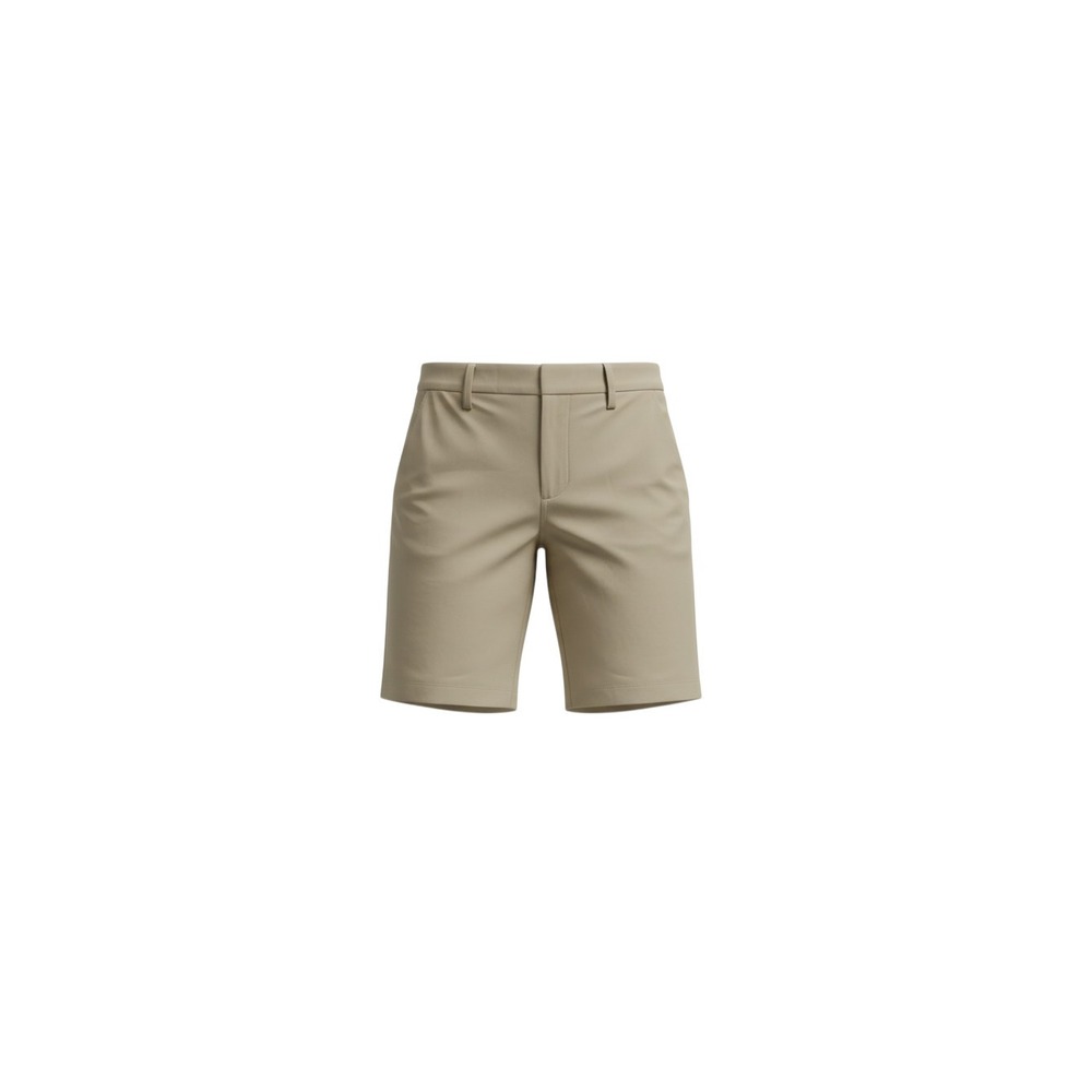 Time and Tru Bermuda Shorts Womens L 12-14 Tan Khaki Pull On Stretch Casual
